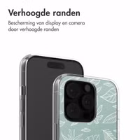 imoshion Design hoesje Apple iPhone 16 Pro - Leaves Line-Art