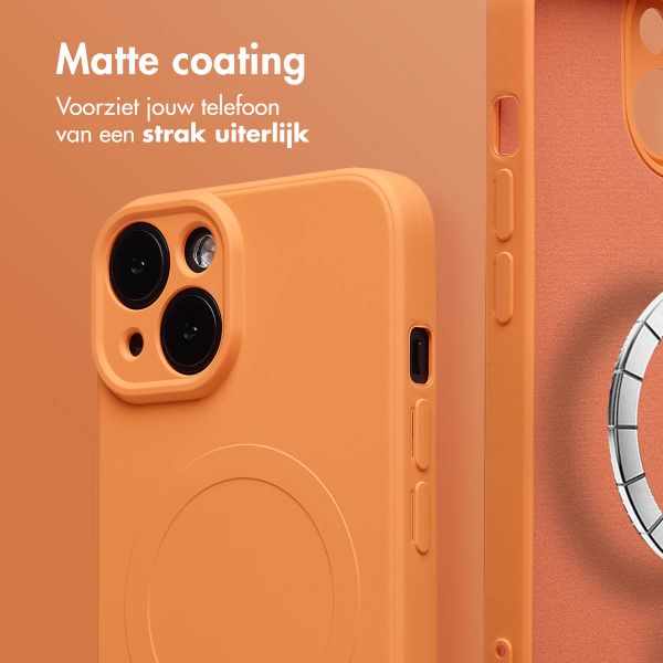 imoshion Color Backcover met MagSafe Apple iPhone 14 - Neon Orange
