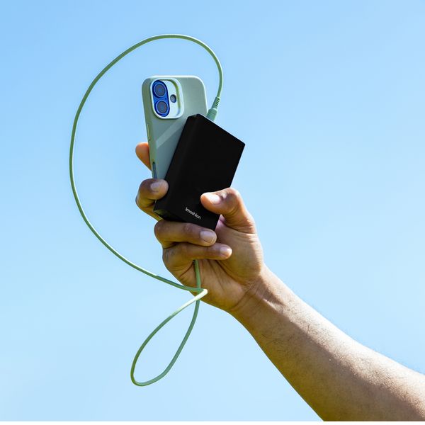 imoshion Ultra Series Aluminium Powerbank 10,000 mAh - Quick Charge and Power Delivery - Black