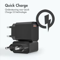 imoshion Wall Charger 18 Watt | USB-A - Zwart - Samsung Galaxy S10
