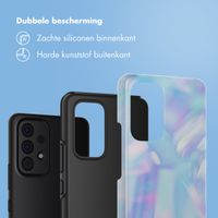 Selencia Vivid Backcover Samsung Galaxy A53 - Holographic Blue Dream