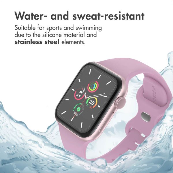 imoshion Silicone⁺ Strap Apple Watch | 44/45/46/49 mm - Size M/L - Mauve