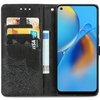 imoshion Mandala Bookcase Oppo A74 (4G) - Zwart