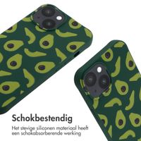 imoshion Siliconen design hoesje met koord Apple iPhone 14 - Avocado Green