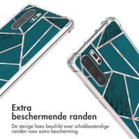 imoshion Design hoesje met koord Huawei P30 Pro - Petrol Green Graphic