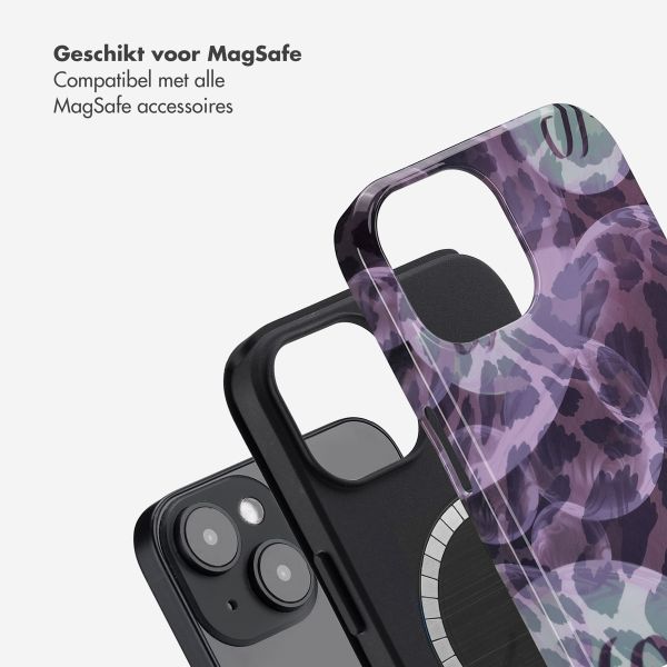 Selencia Vivid Backcover met MagSafe Apple iPhone 14 - Leo Bubble Green