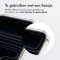 Accezz Gehard Glas Privacy Screenprotector + Applicator Apple iPhone 17 Pro