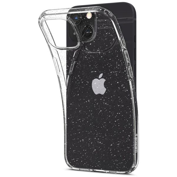 Spigen Liquid Crystal Glitter Backcover iPhone 13 - Transparant