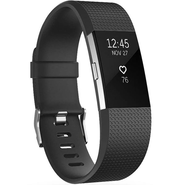 imoshion Siliconen bandje Fitbit Charge 2 - Zwart