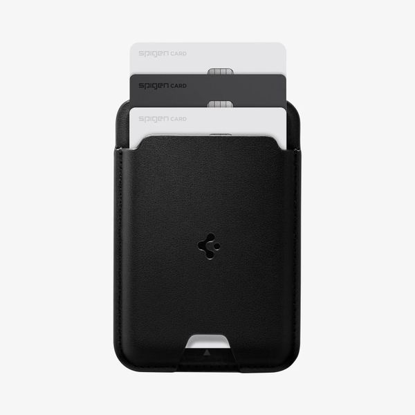 Spigen MagSafe Cardholder Valentinus voor Apple iPhone - 3 kaarten - Black