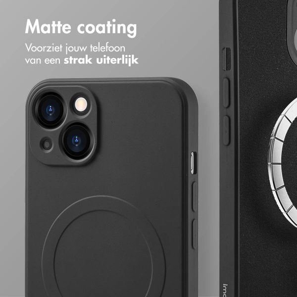 imoshion Color Backcover met MagSafe Apple iPhone 13 - Zwart