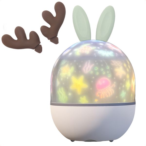 imoshion Dreamlight Nachtlamp Projector met Speaker - 10 projectierollen - Wit