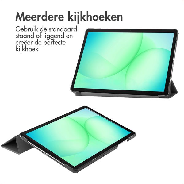 imoshion Trifold Bookcase Samsung Galaxy Tab A11 Plus - Zwart