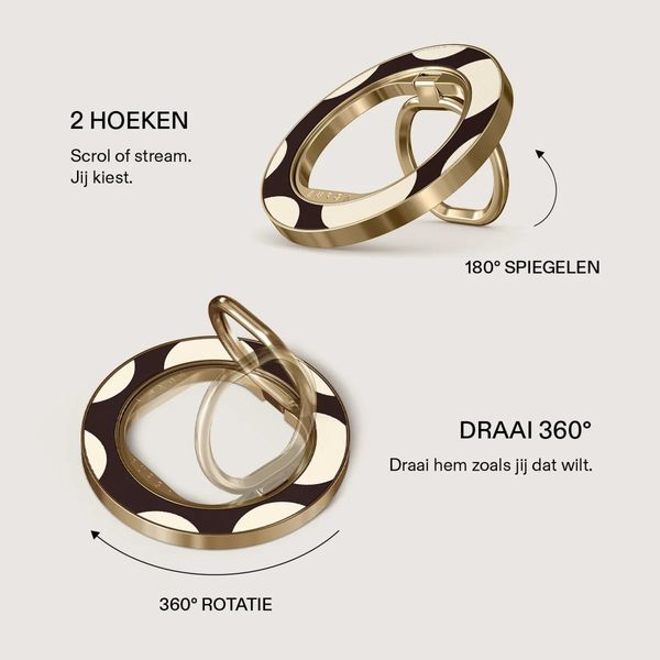 Burga Magnetic Ringholder Gold - Spot On