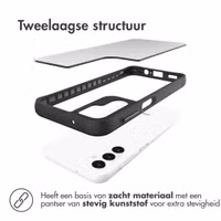 imoshion Rugged Hybrid Case Samsung Galaxy A14 (5G) - Zwart