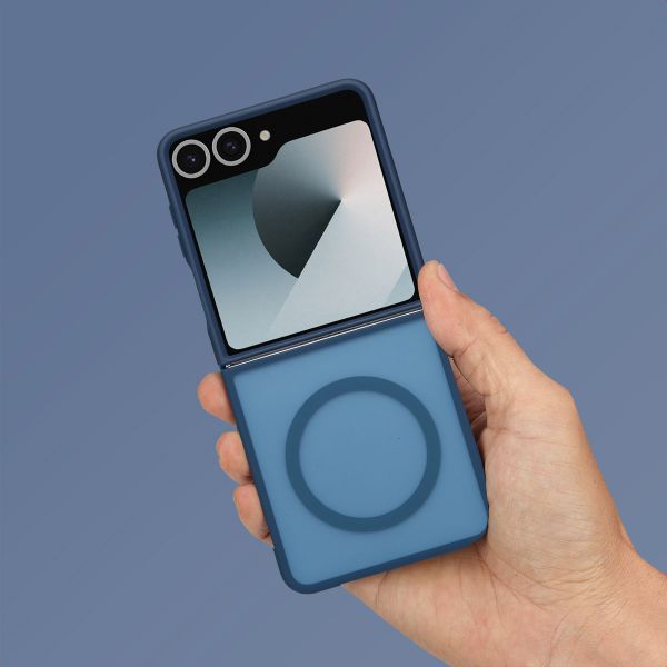 imoshion Color Guard Backcover met MagSafe Samsung Galaxy Z Flip 7 - Donkerblauw