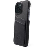 Wachikopa Full Wrap C.C. Backcover met 2 pashouders iPhone 15 - Black