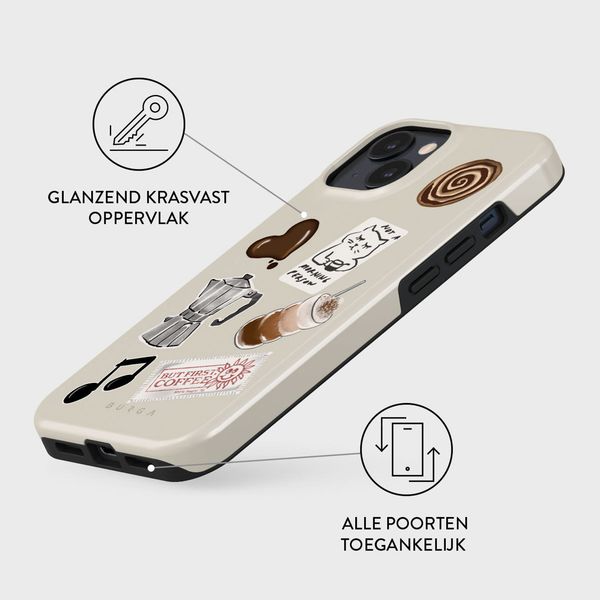 Burga Tough Backcover MagSafe Apple iPhone 15 - Oat Milk Please