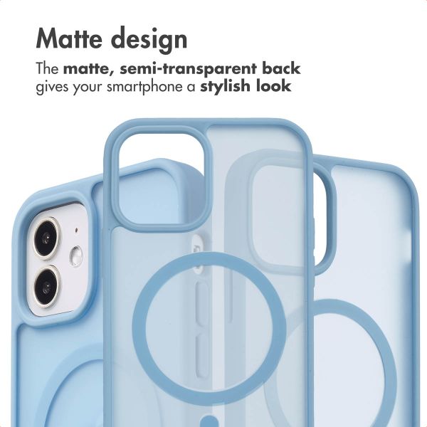 imoshion Colour Guard Back Cover with MagSafe Apple iPhone 12 (Pro) - Light blue