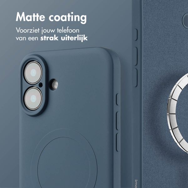 imoshion Color Backcover met MagSafe Apple iPhone 16 - Donkerblauw