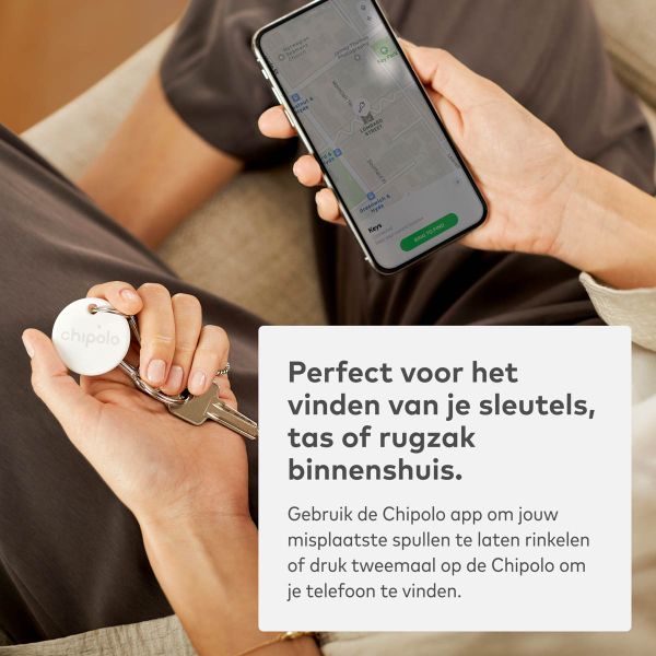 Chipolo ONE Point - Bluetooth tracker voor Android - 4 pack - Wit