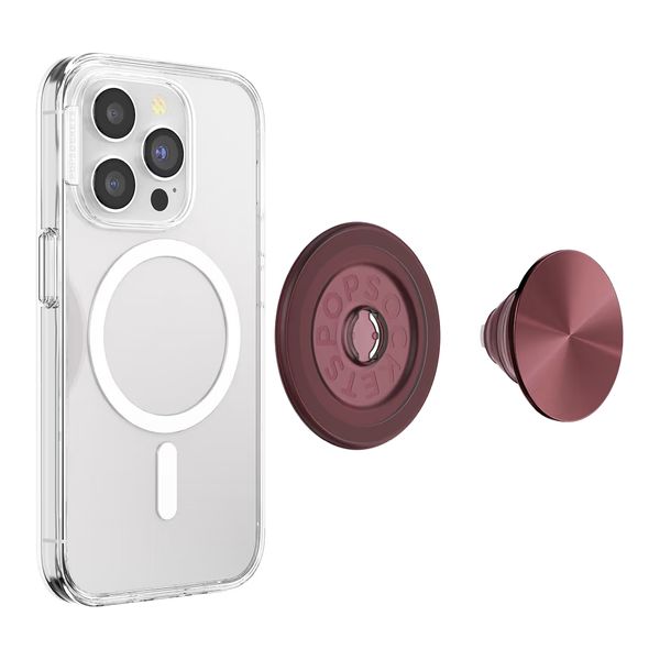 PopSockets PopGrip MagSafe Round - Radial Oxblood
