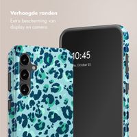 Selencia Vivid Tough Backcover Samsung Galaxy S23 FE - Wild Spots Light Blue