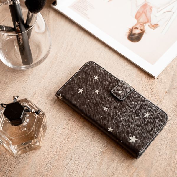 imoshion Design Softcase Bookcase Samsung Galaxy S10 - Stars Gold