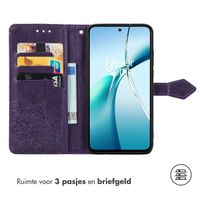 imoshion Mandala Bookcase Motorola Edge 60 Fusion - Paars