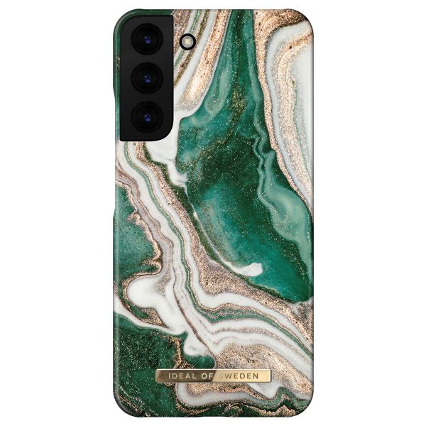 iDeal of Sweden Fashion Backcover Samsung Galaxy S22 Plus - Golden Jade Marble