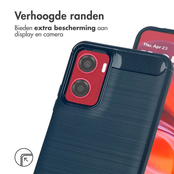 imoshion Brushed Backcover Motorola Moto G05 / E15 - Donkerblauw
