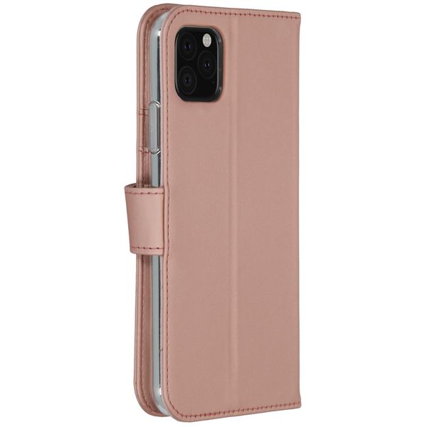 Accezz Wallet Softcase Bookcase iPhone 11 Pro Max - Rosé Goud