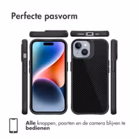 imoshion Rugged Hybrid Case Apple iPhone 15 - Zwart