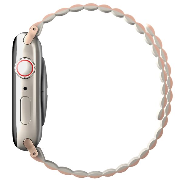 Uniq Revix dubbelzijdig bandje Apple Watch Series 1 t/m 10 / SE / Ultra (2) (44/45/46/49 mm) - Pink/Beige