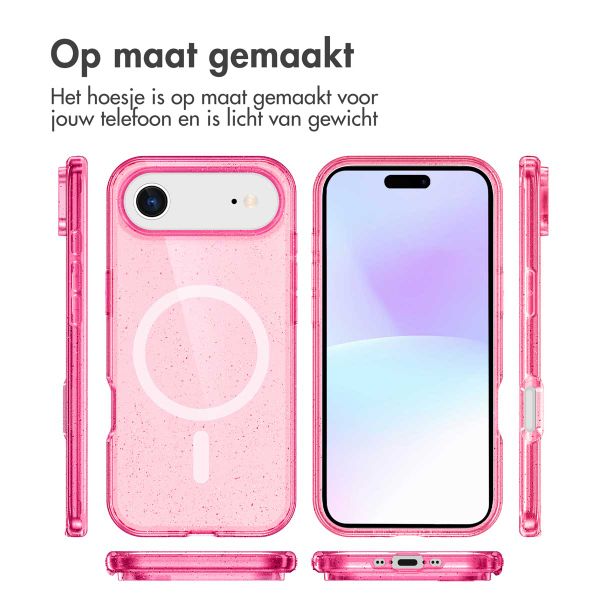 imoshion Sparkle Backcover met MagSafe Apple iPhone Air - Roze