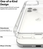 Ringke Fusion Backcover iPhone 12 Pro Max - Matte