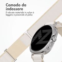 Accezz Nylon Alpine bandje Samsung Galaxy Watch Ultra 2 (2026) / Ultra (2024/2025) - Sterrenlicht