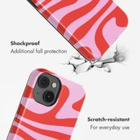 Selencia Vivid Back Cover with MagSafe Apple iPhone 14 - Dream Swirl Pink