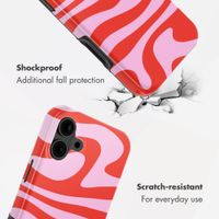 Selencia Vivid Back Cover Apple iPhone 16 - Dream Swirl Pink