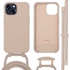 imoshion Color Backcover met afneembaar koord MagSafe Apple iPhone 15 - Nude