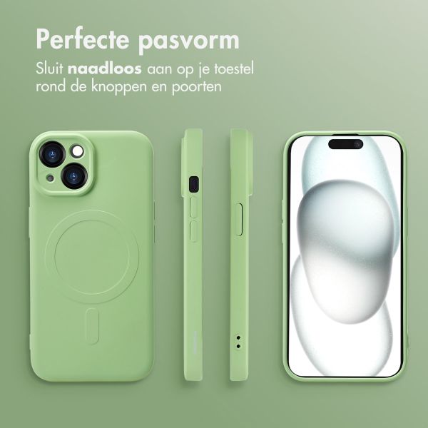 imoshion Color Backcover met MagSafe iPhone 15 - Groen