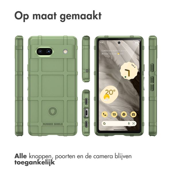 imoshion Rugged Shield Backcover Google Pixel 7a - Donkergroen