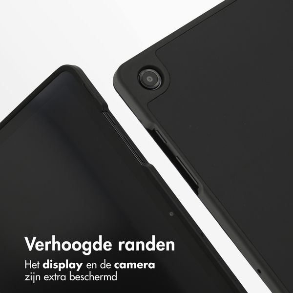 Accezz Smart Silicone Bookcase Samsung Galaxy Tab A11 Plus / A9 Plus - Zwart