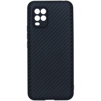 Carbon Softcase Backcover Xiaomi Mi 10 Lite - Zwart