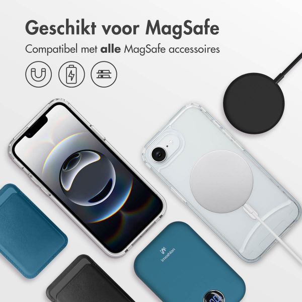 imoshion MagSafe Backcover met afneembaar koord Apple iPhone 16e - Transparant