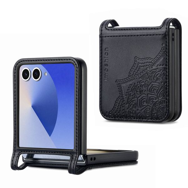 imoshion Mandala Bookcase Samsung Galaxy Z Flip 7 - Zwart