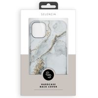 Selencia Maya Fashion Backcover iPhone Xs / X - Marble Stone