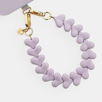 Selencia Lova Hartjes Polskoord - Muted Mauve