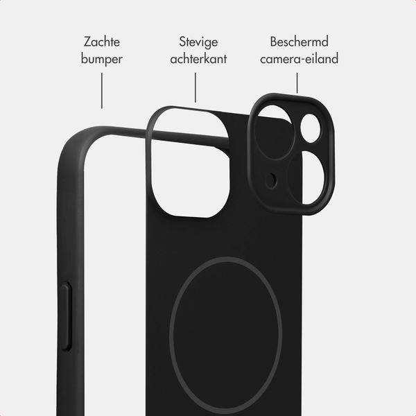 Accezz Grip Backcover met MagSafe Apple iPhone 15 - Zwart