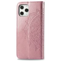 Mandala Bookcase iPhone 12 (Pro) - Rosé Goud